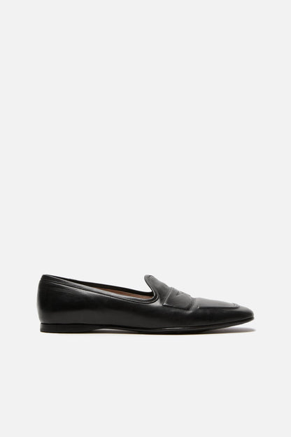 Leather loafers - Black