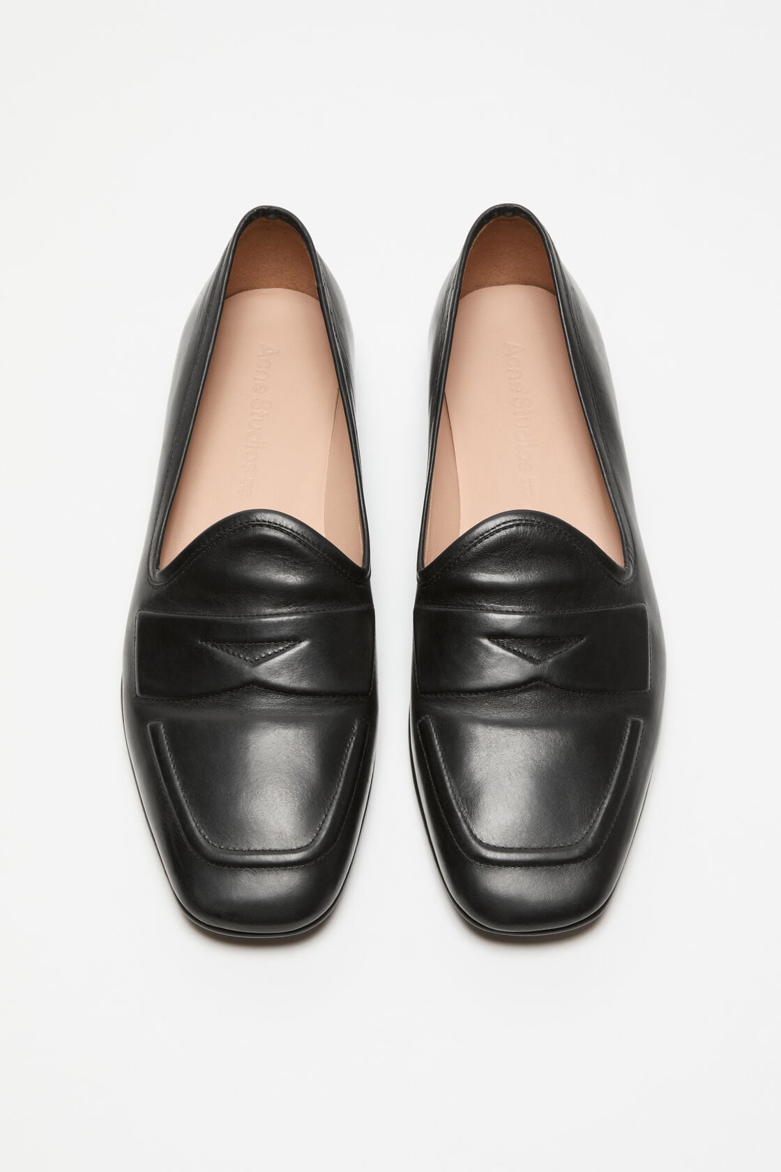 Leather loafers - Black
