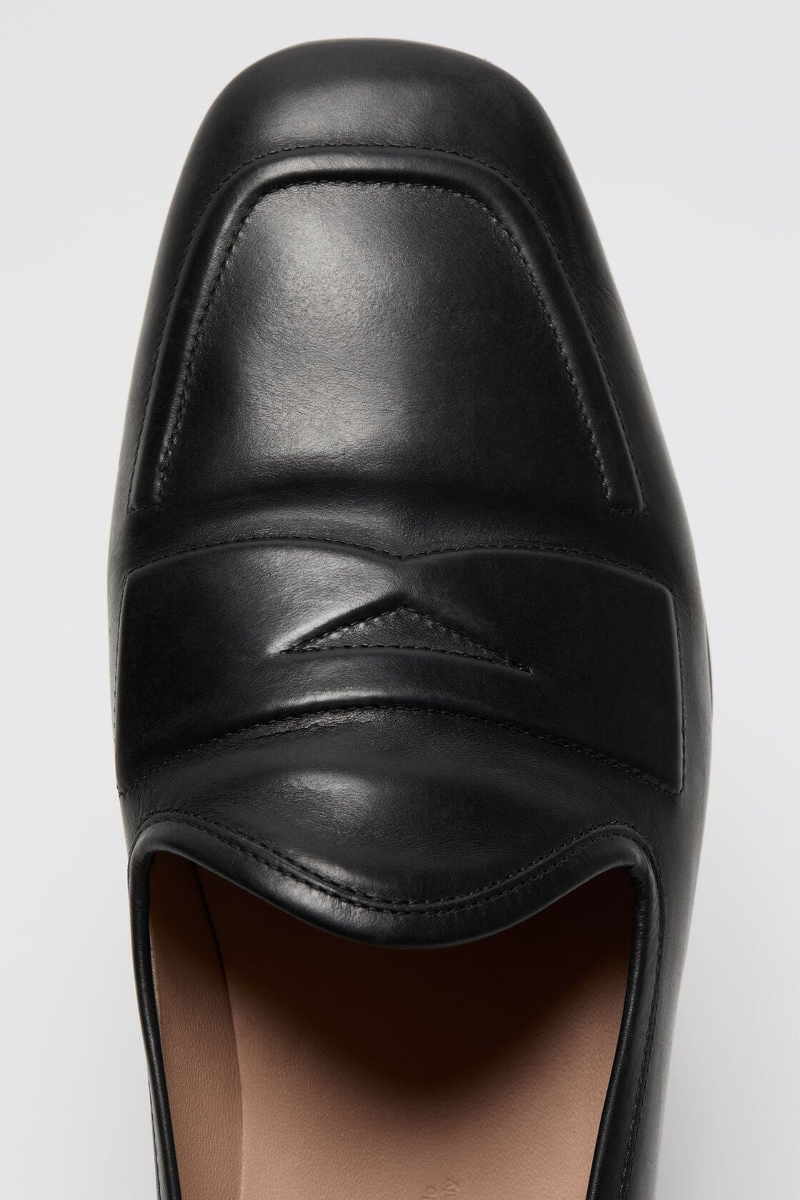 Leather loafers - Black