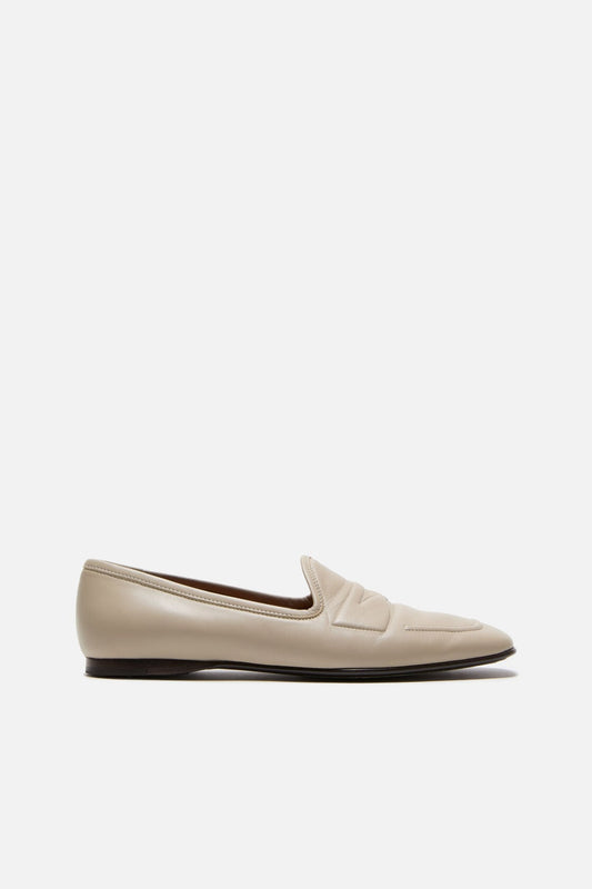 Leather loafers - Warm Grey