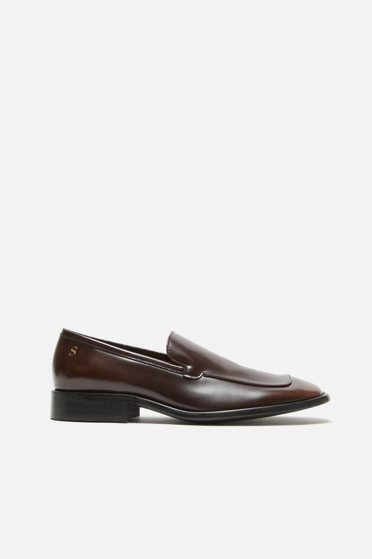 Leather loafers - Dark brown