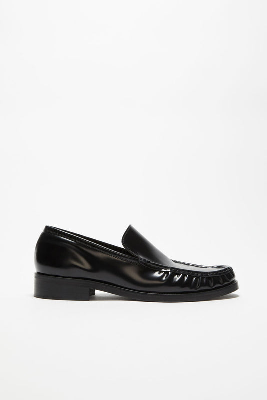 Leather loafers - Black