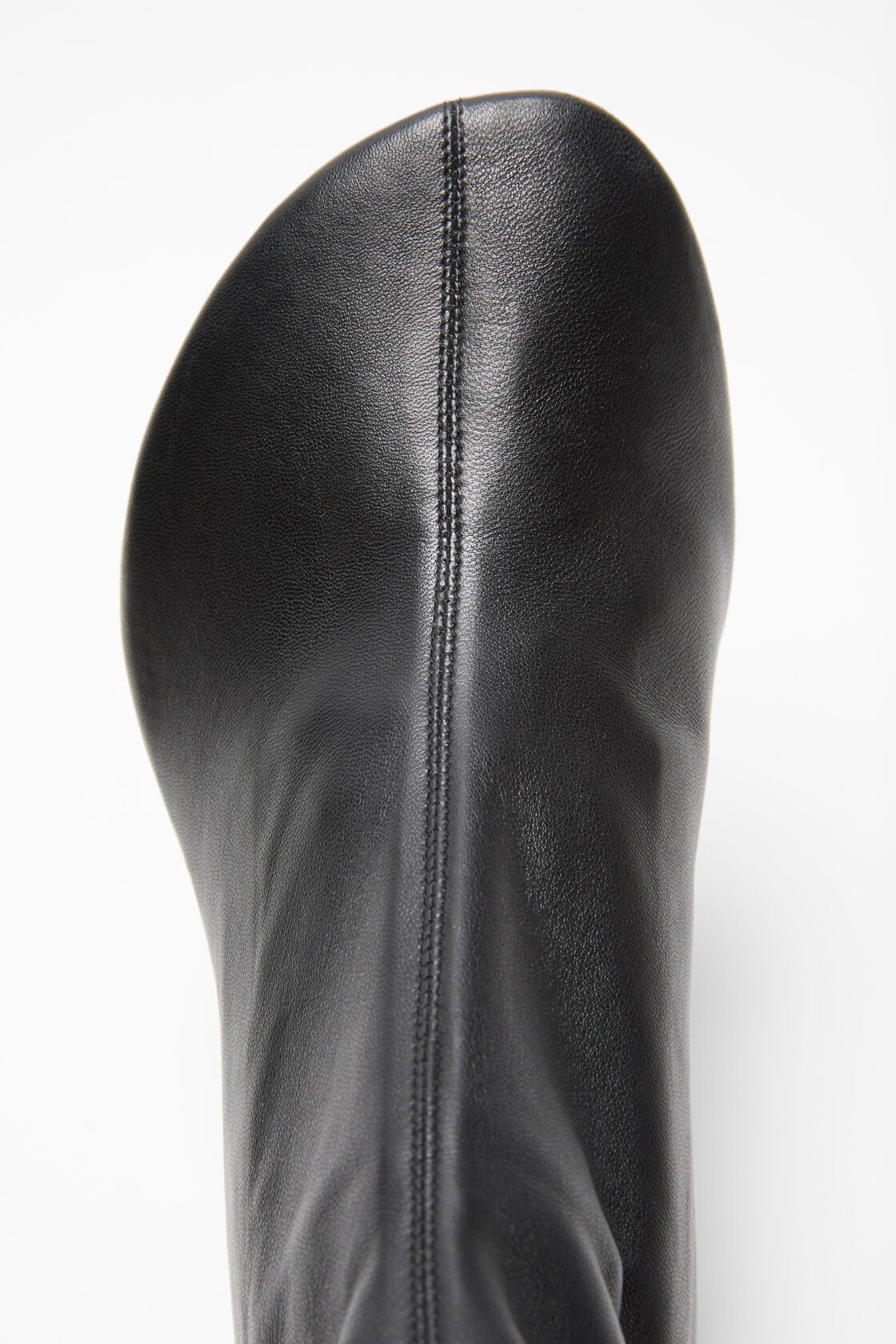 Leather ankle boot - Black