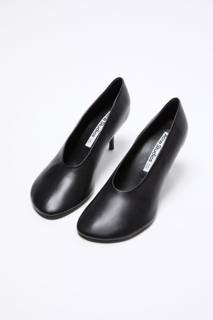 Leather pump - Black