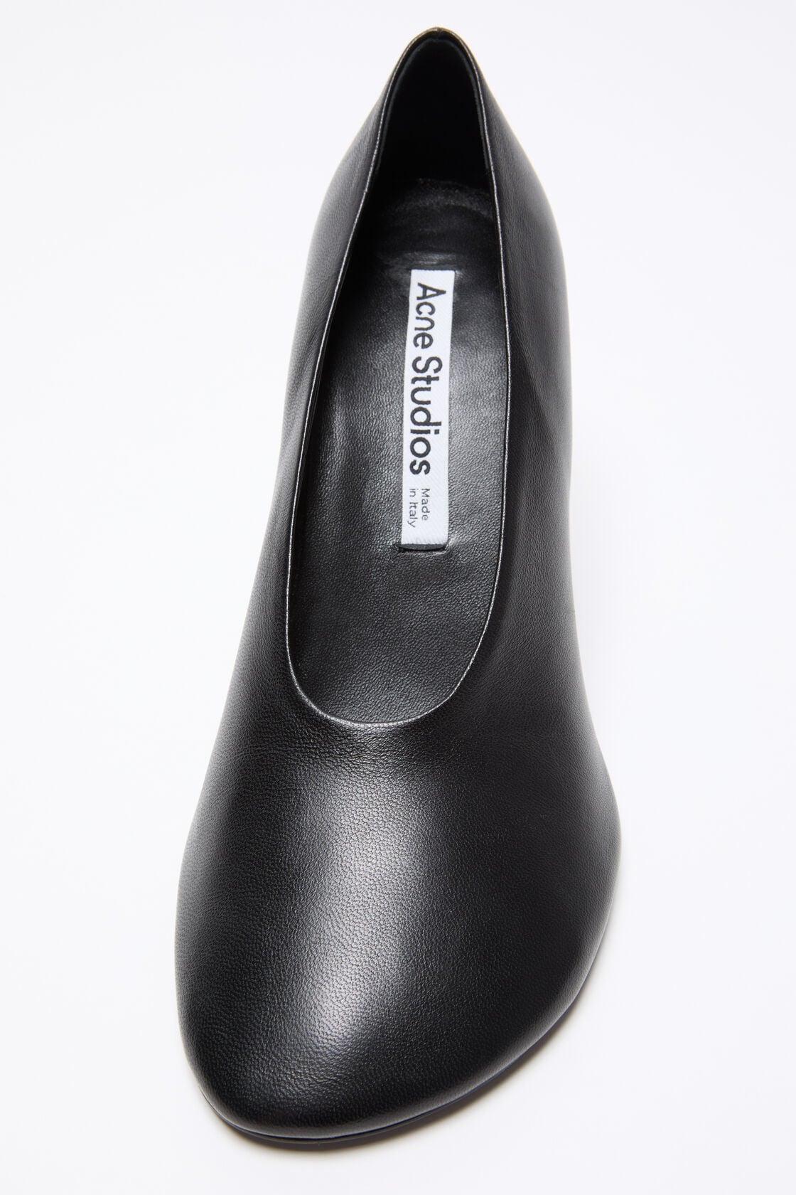 Leather pump - Black