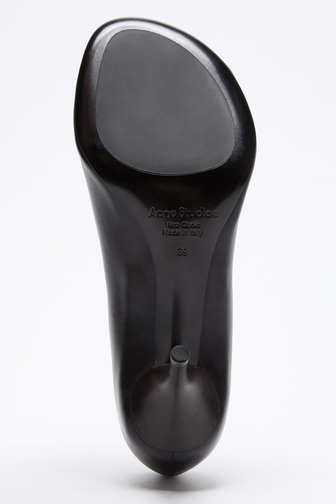 Leather pump - Black