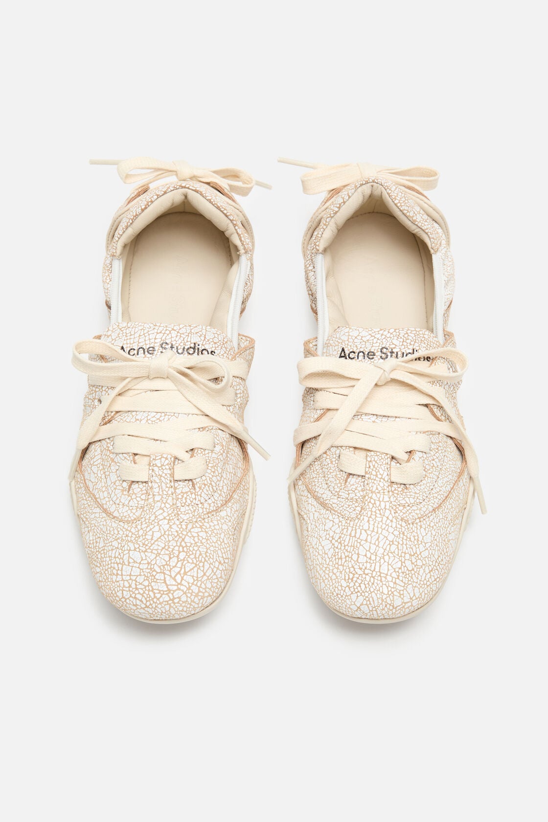 Lace-up leather shoes - Off white