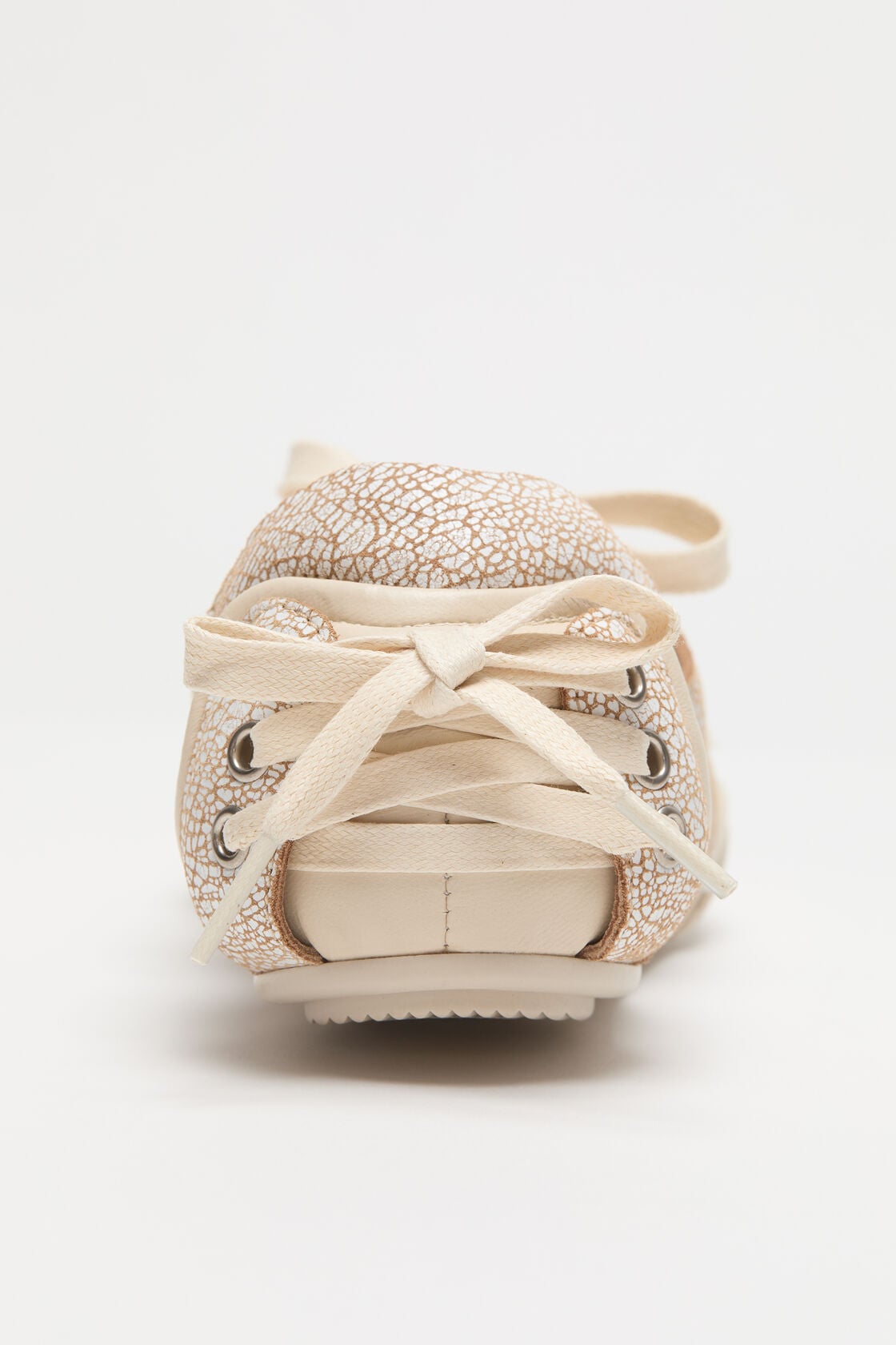 Lace-up leather shoes - Off white
