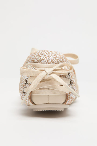 Lace-up leather shoes - Off white