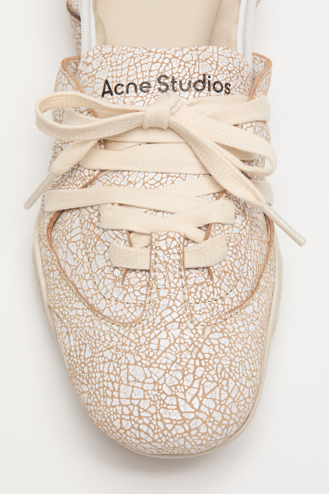 Lace-up leather shoes - Off white