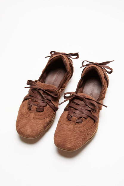 Lace-up Shoes - Brown