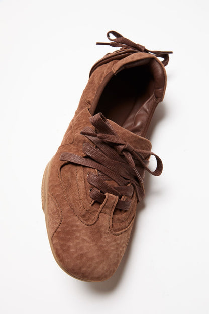 Lace-up Shoes - Brown