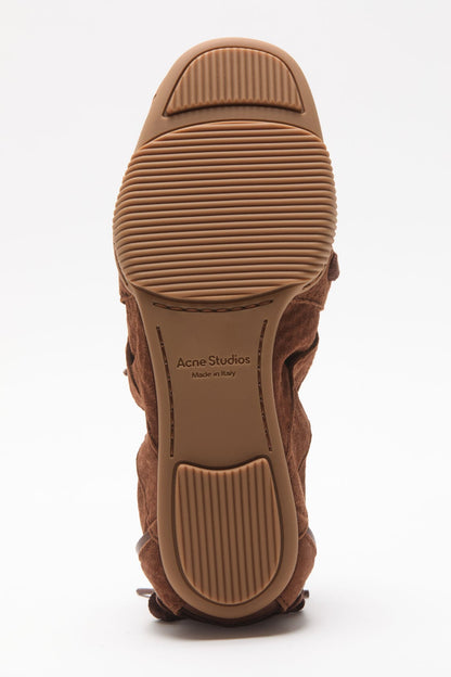 Lace-up Shoes - Brown