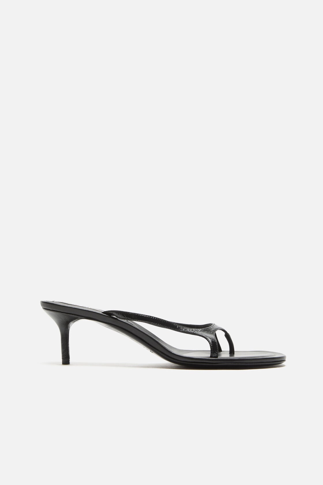 kitten heel sandals - Black