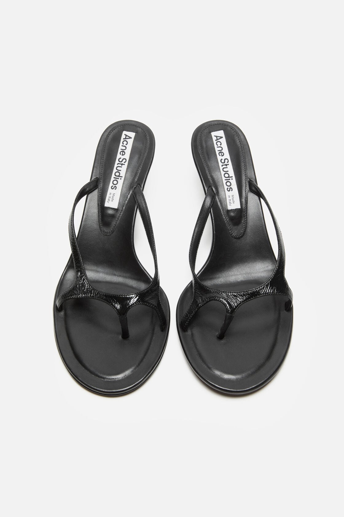 kitten heel sandals - Black