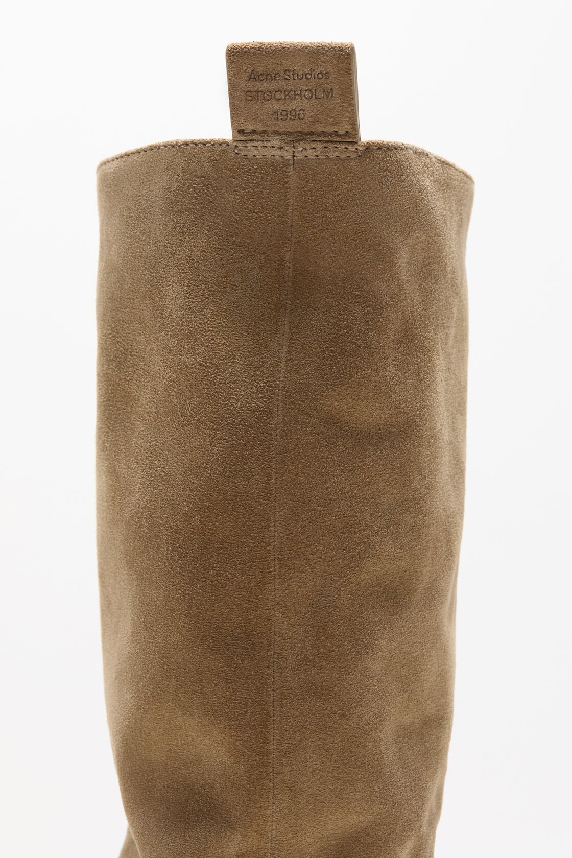Slouch saddle boots - Beige