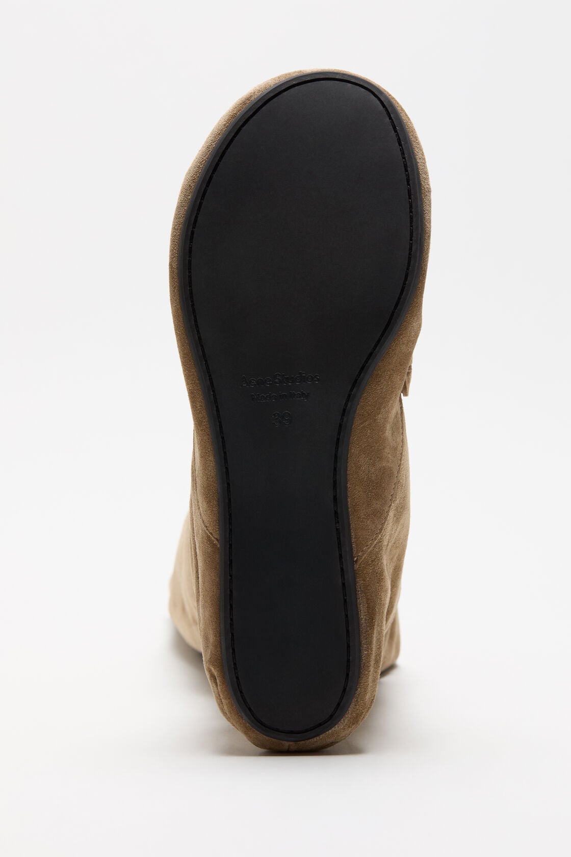 Slouch saddle boots - Beige