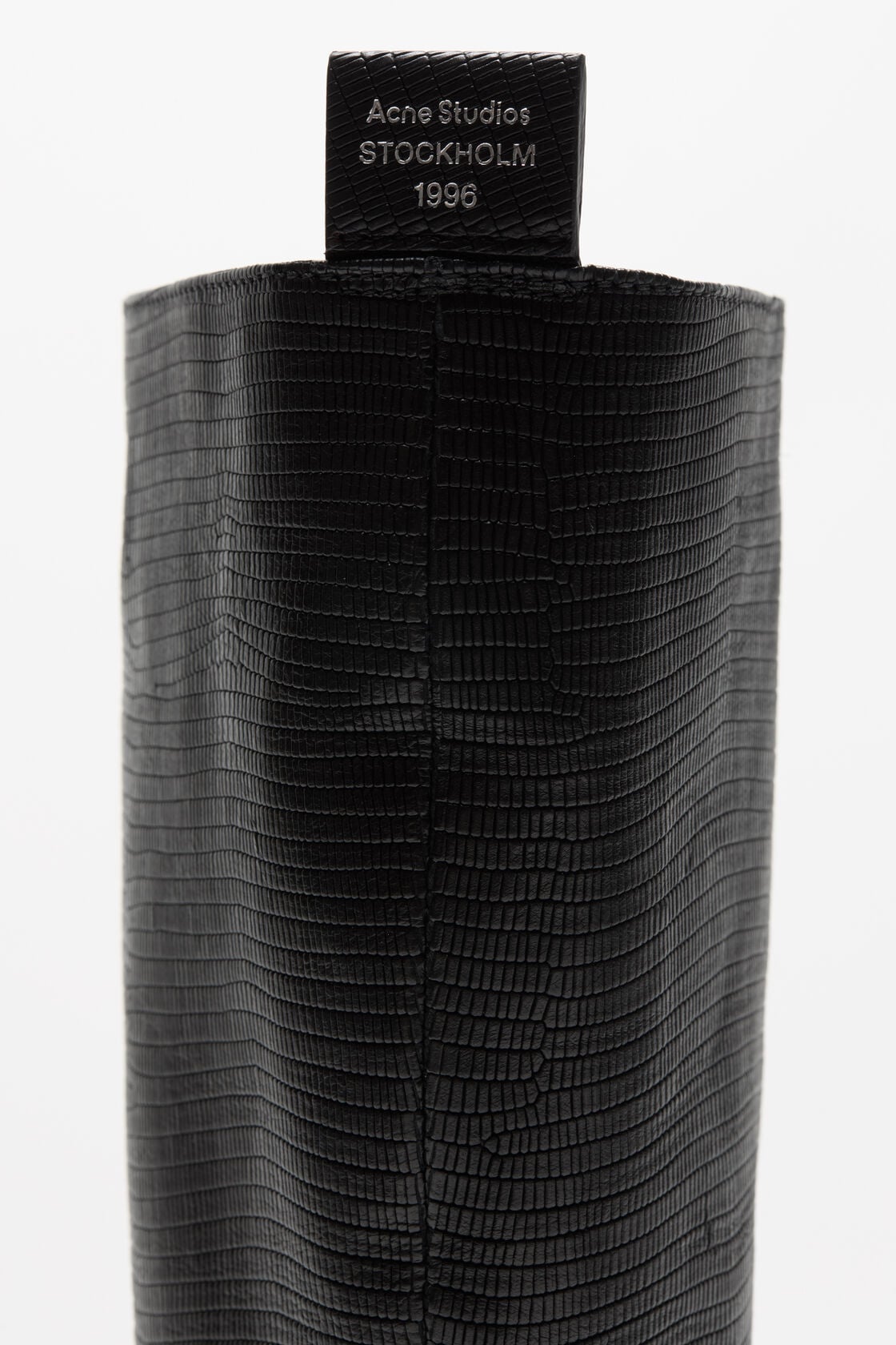 Slouch saddle boots - Black