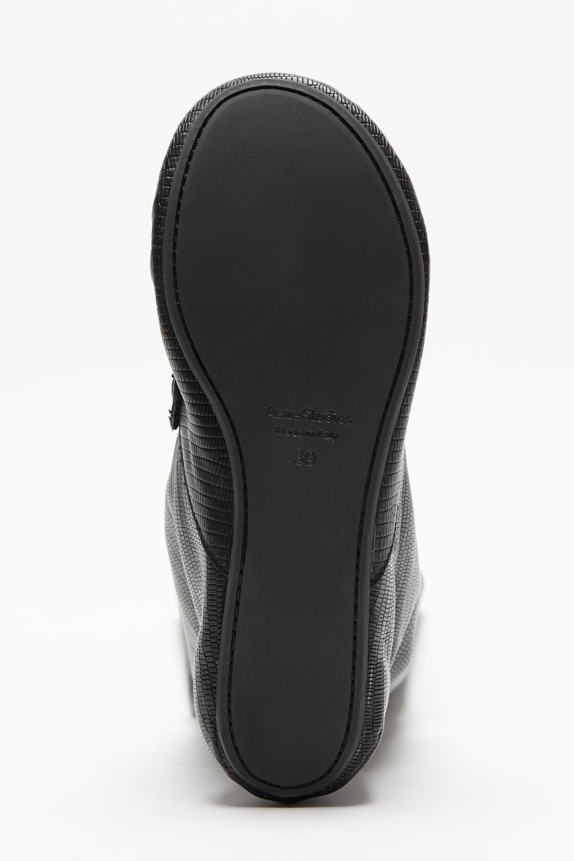 Slouch saddle boots - Black