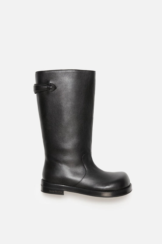 Leather boots - Black
