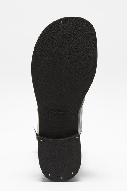 Leather boots - Black