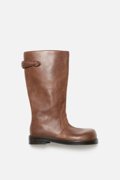 Leather boots - Dark brown