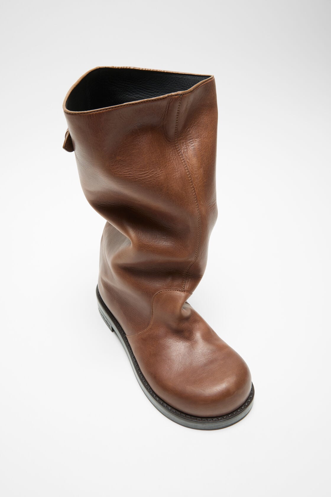 Leather boots - Dark brown