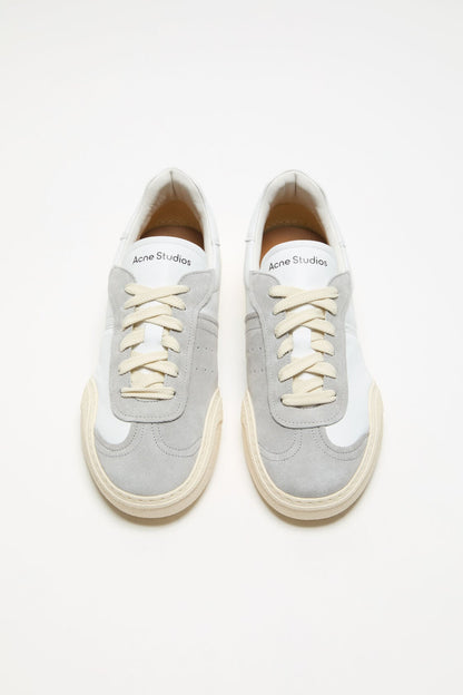 Leather sneakers - White/white