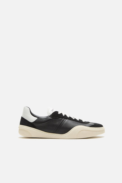 Leather sneakers - Black/white