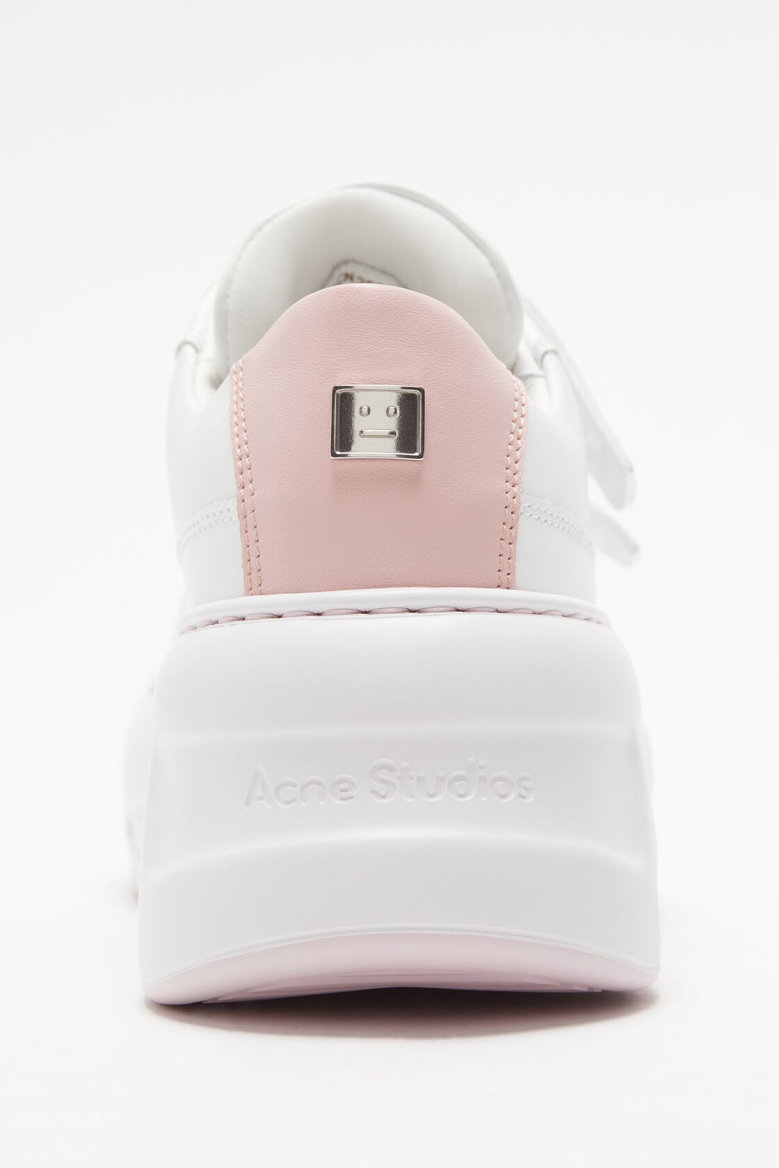 Velcro strap platform sneakers - Optic white/pink