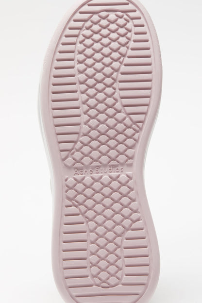 Velcro strap platform sneakers - Optic white/pink