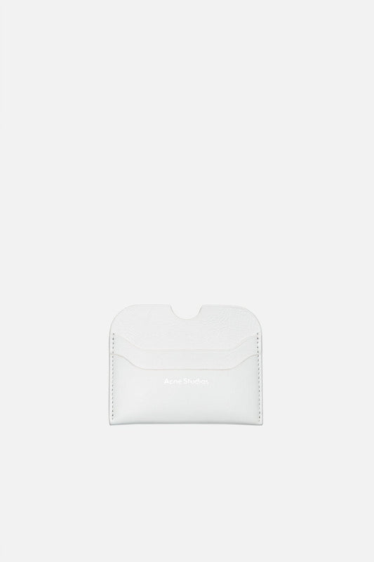 Leather card holder - Cream white