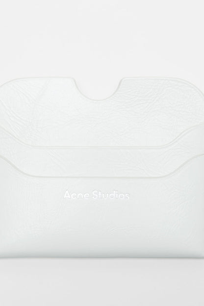 Leather card holder - Cream white
