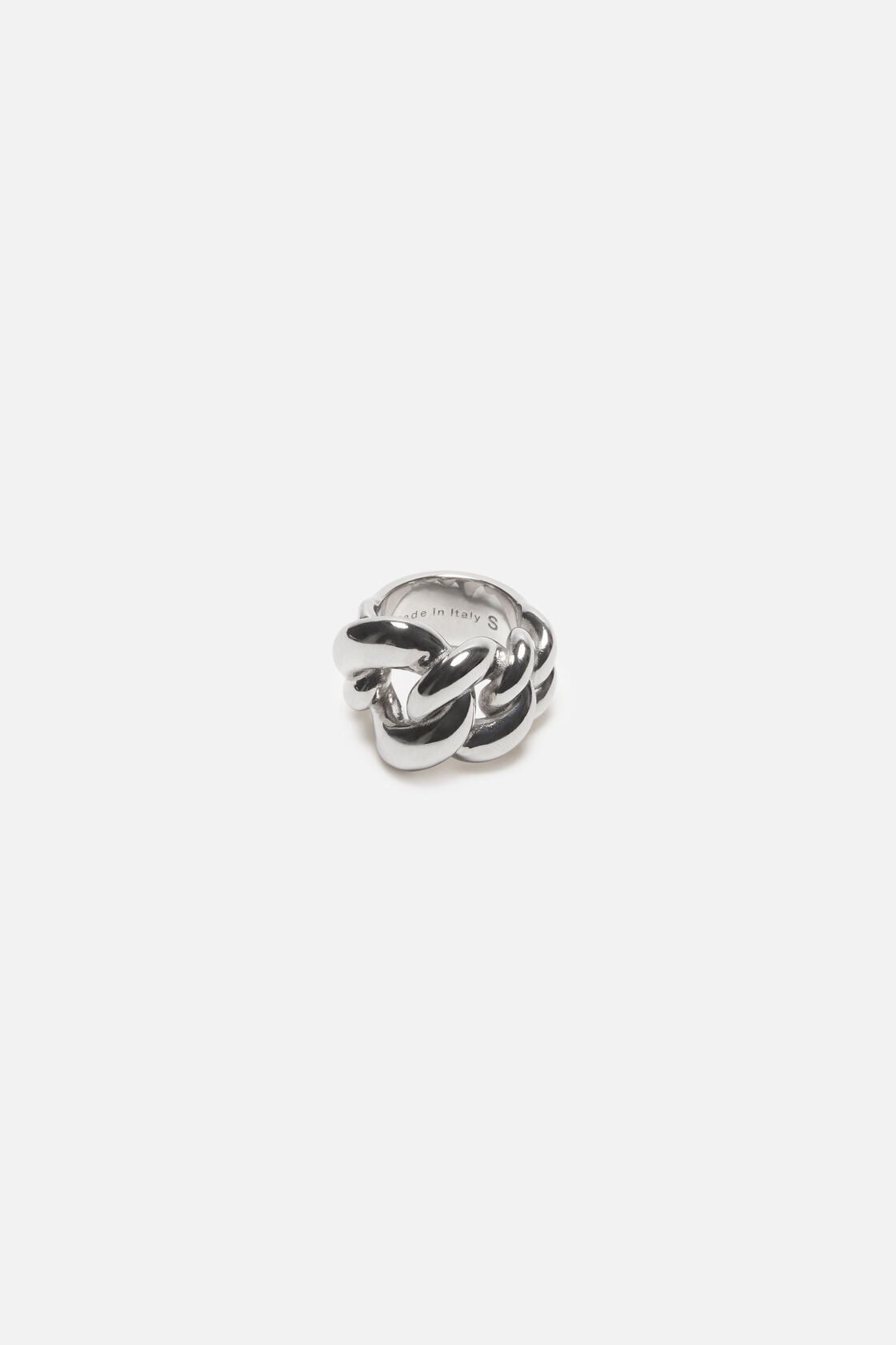 Chunky chain ring - Silver