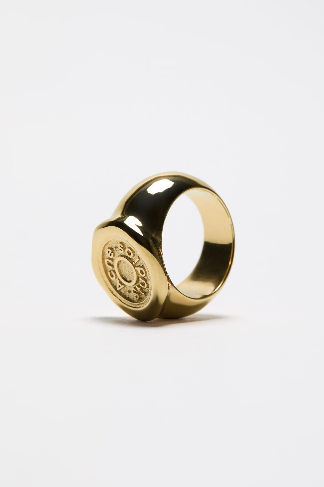 Logo stamp ring - Gold