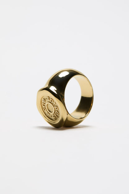 Logo stamp ring - Gold