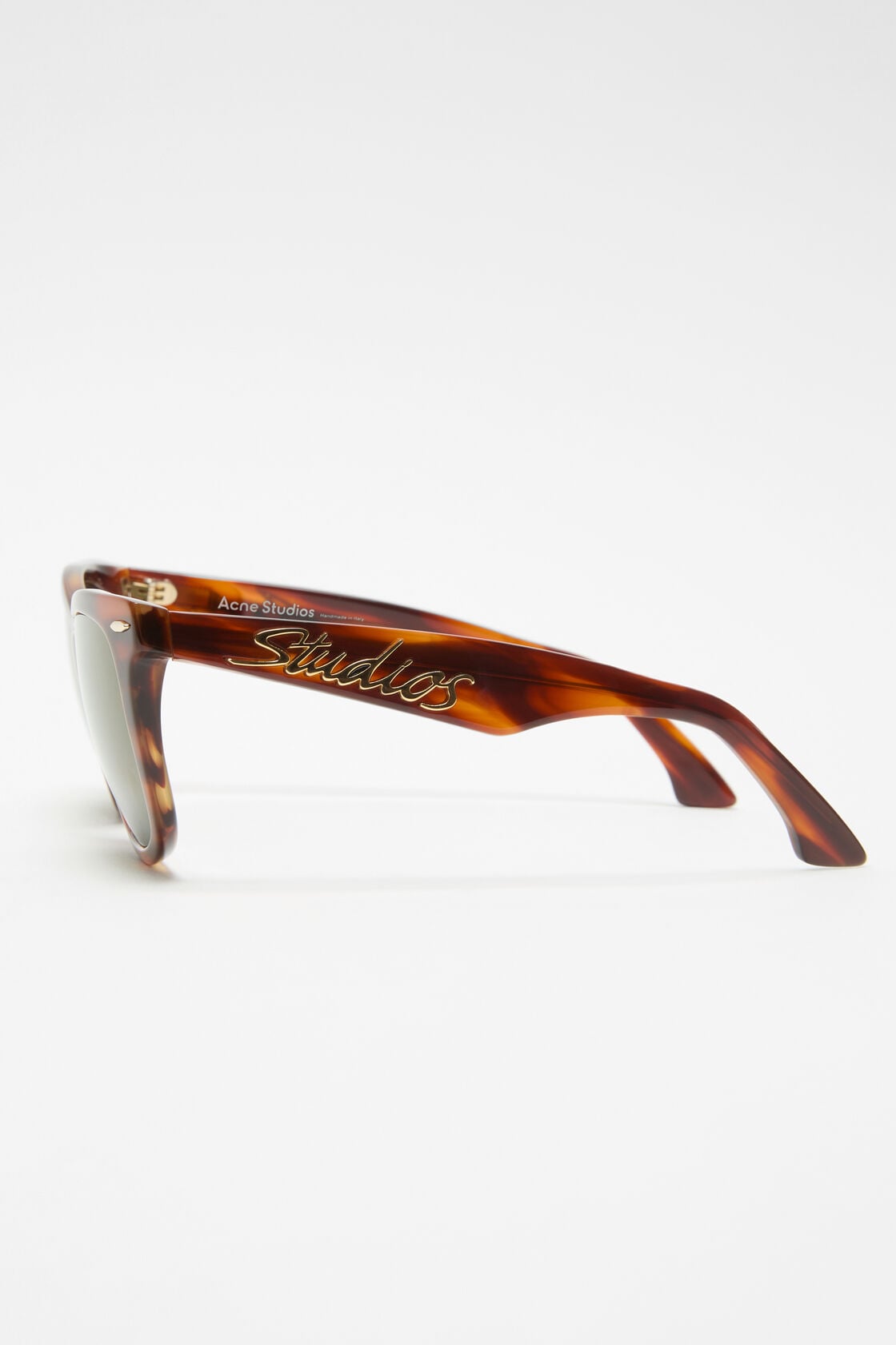 Square-frame sunglasses - Brown/gold