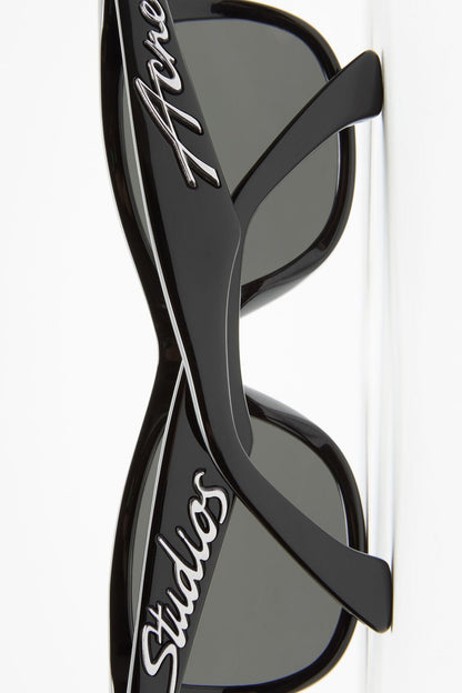 Square-frame sunglasses - Black/black