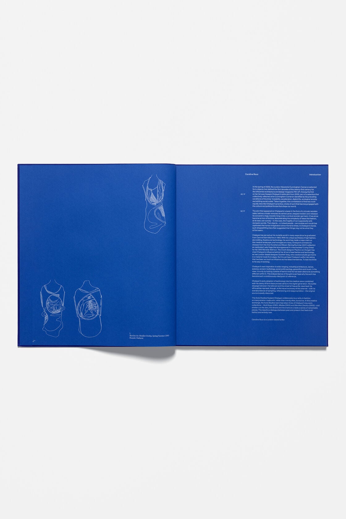 Reference: Hussein Chalayan - Blue