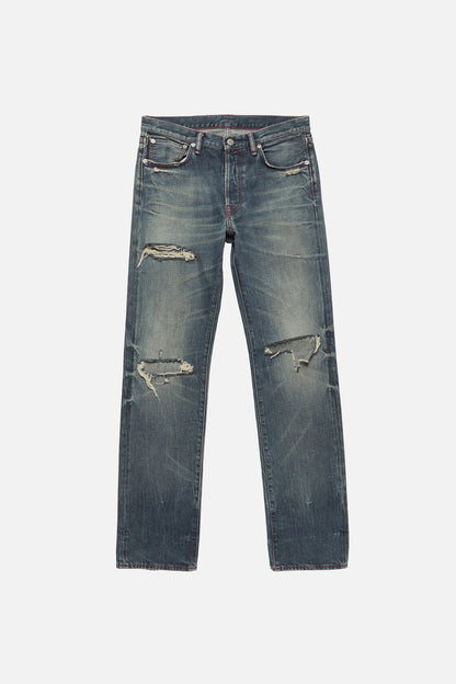 Re-edition worn jeans - 1996M - Mid Blue