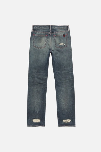Re-edition worn jeans - 1996M - Mid Blue