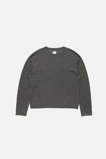 Cashmere knit sweater - Dark Grey Melange