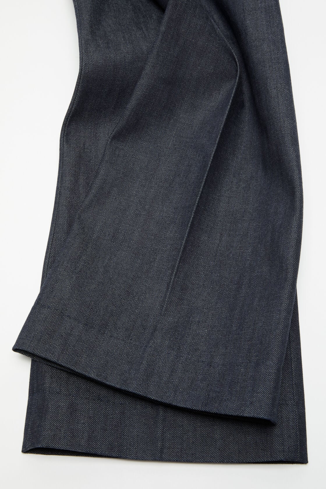 Branded selvedge denim trousers - Indigo blue