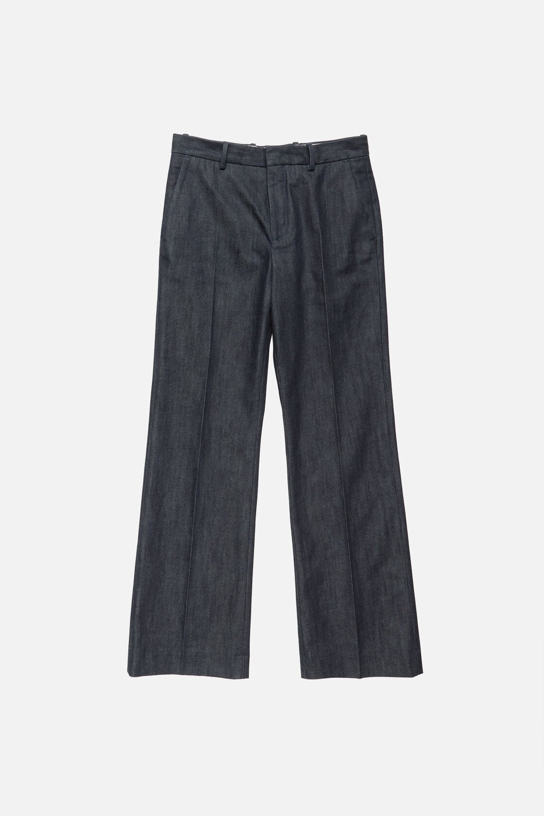 Branded selvedge denim trousers - Indigo blue