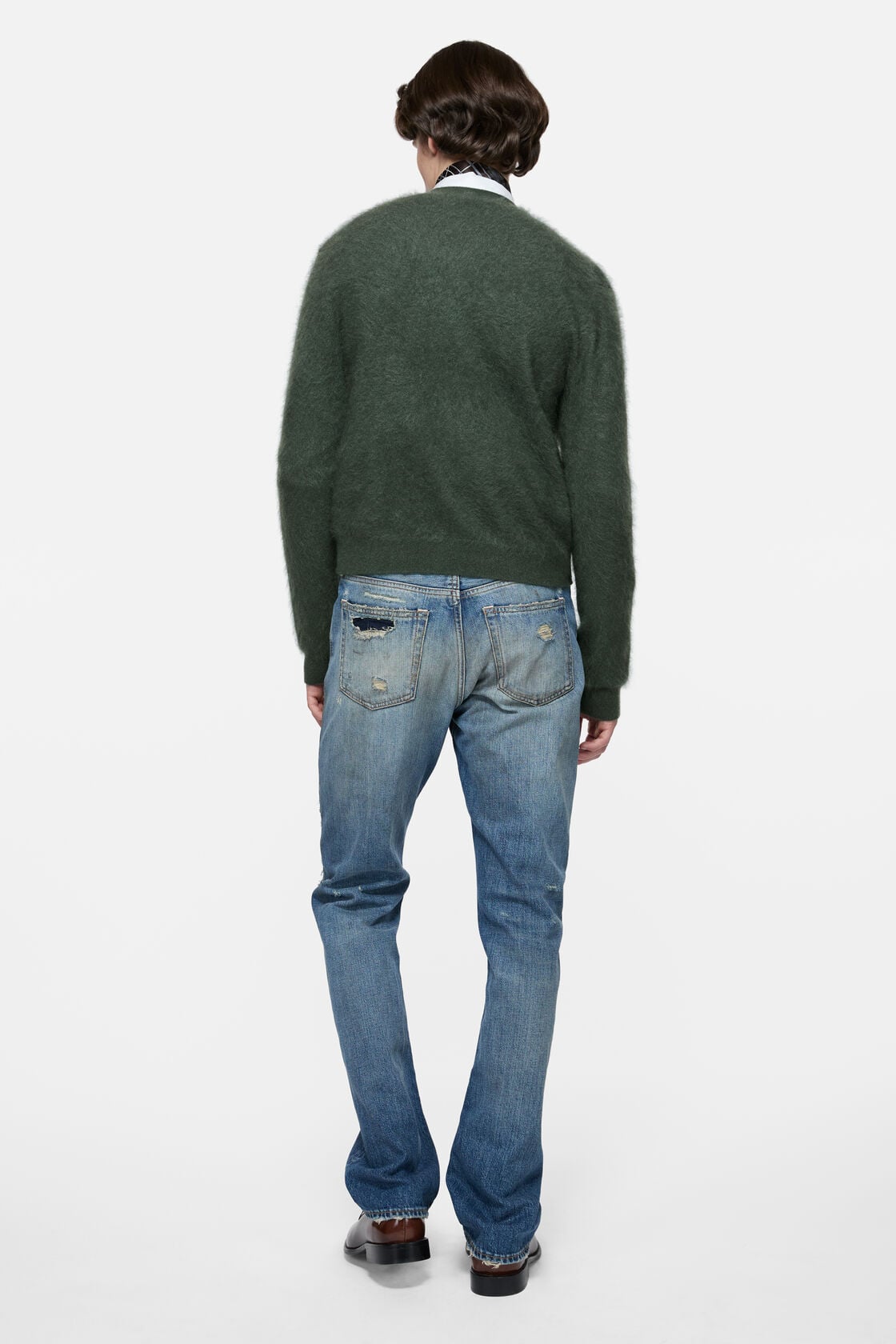 Cashmere cardigan - Dark green