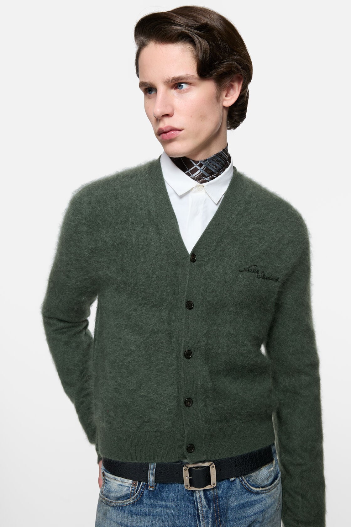 Cashmere cardigan - Dark green
