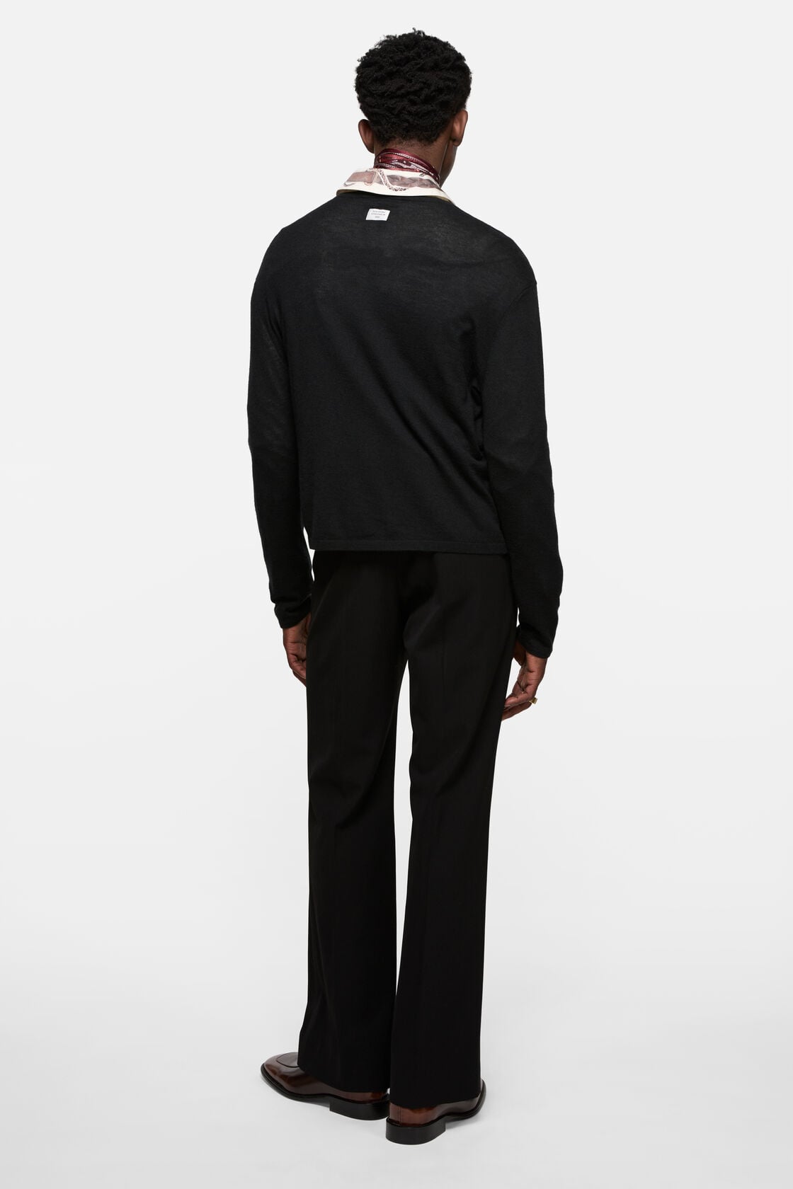 Cashmere knit sweater - Black
