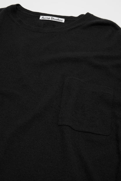 Cashmere knit sweater - Black