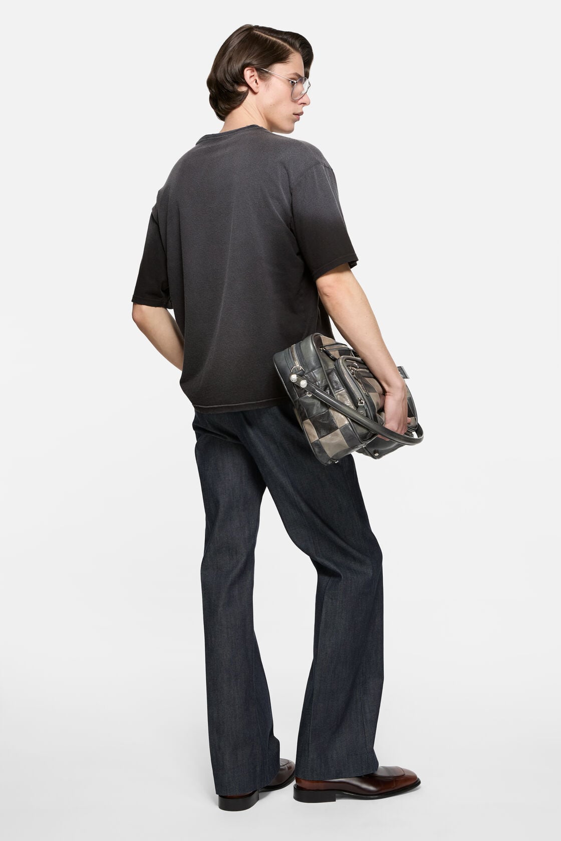 Graphic bat t-shirt - Faded black