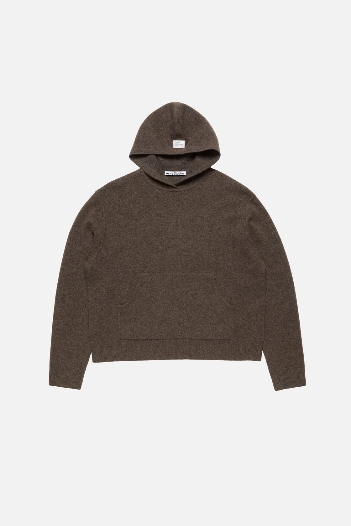 Cashmere hoodie - Walnut brown
